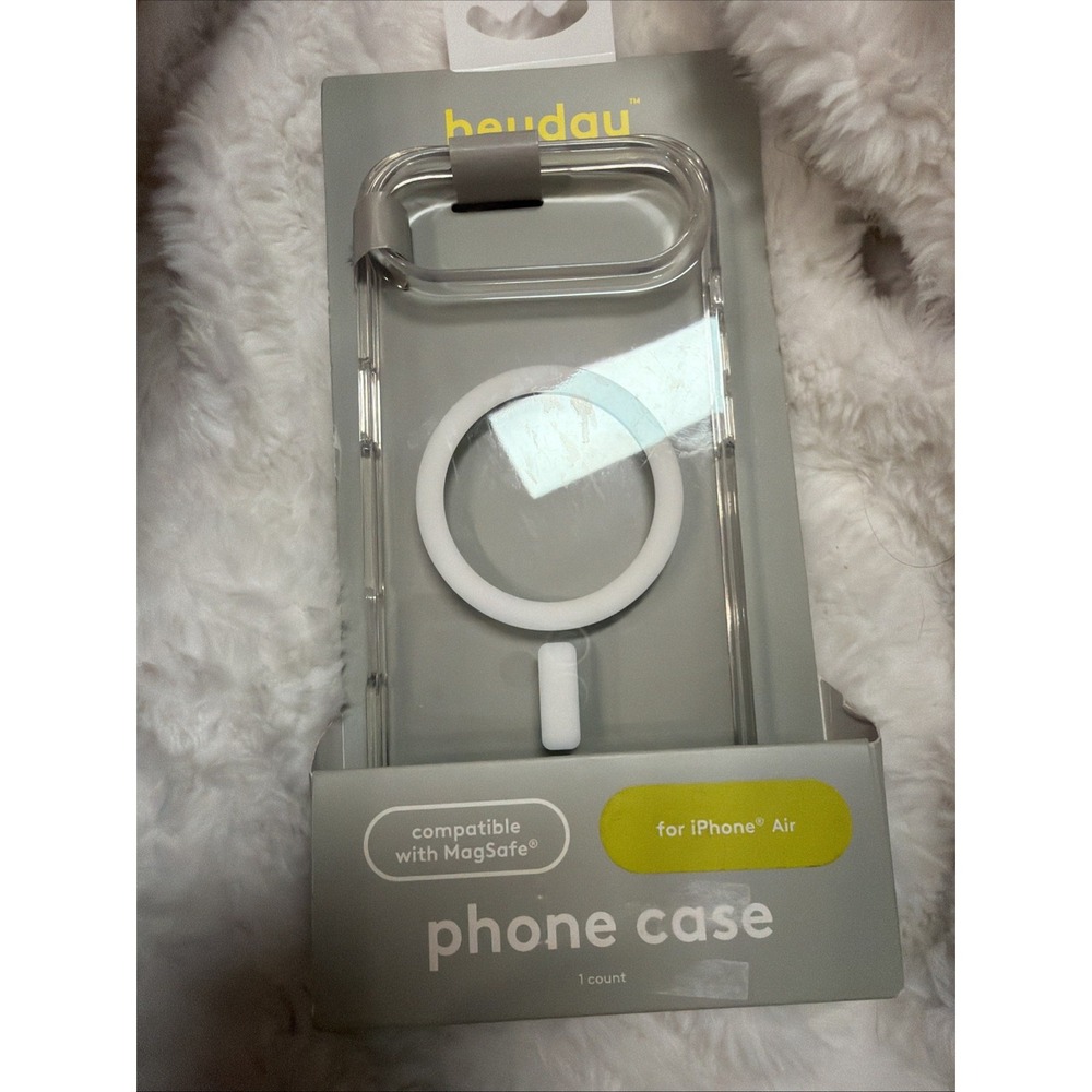 Heyday iPhone Air Mag Safe Clear Phone Case Magnetic Wireless Charging New
